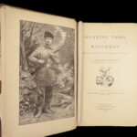 1886 Theodore Roosevelt 1ed HUNTING Trips Big Game Sport Bears Elk Illustrated