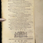 1590 Sannazaro 1ed Italian Renaissance Poetry Virginis Naples Latin Poems ROME