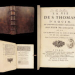 1737 Thomas Aquinas 1st ed Dominican Friar Touron Philosophy Summa Theologica