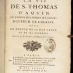 1737 Thomas Aquinas 1st ed Dominican Friar Touron Philosophy Summa Theologica