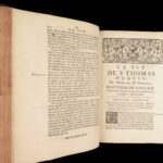 1737 Thomas Aquinas 1st ed Dominican Friar Touron Philosophy Summa Theologica