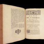 1737 Thomas Aquinas 1st ed Dominican Friar Touron Philosophy Summa Theologica