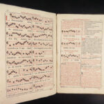 1743 Requiem Mass RARE FOLIO Missa Defunctorum Catholic Church Music Chant Hymns