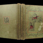 1893 Alice in Wonderland Lewis Carroll Tenniel Illustrated + Looking Glass 2v