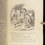 1893 Alice in Wonderland Lewis Carroll Tenniel Illustrated + Looking Glass 2v