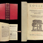 1658 LOGIC Cartesian Philosophy Truth Clauberg Elzevier Amsterdam Descartes