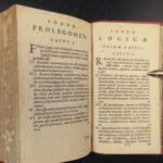 1658 LOGIC Cartesian Philosophy Truth Clauberg Elzevier Amsterdam Descartes