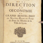 1661 Medicine Hotel-Dieu de Lyon Hospital France WINE Economics Sommelier RARE