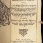 1675 Netherlands 1ed Franco-Dutch War Louis XIV Swart Dutch FORTS West Indies