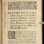 1661 Medicine Hotel-Dieu de Lyon Hospital France WINE Economics Sommelier RARE