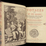 1699 Jean Dumont VOYAGES in France Italy Germany ROME Malta Turkey Ottoman 3v