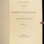 1888 Washington Irving Works Astoria New York George Washington 10v FINE BINDING