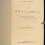 1841 Duke of Wellington 1ed Wellesley Napoleon MAPS Napoleonic Wars 4v Wright