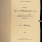 1841 Duke of Wellington 1ed Wellesley Napoleon MAPS Napoleonic Wars 4v Wright