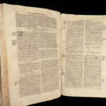 1626 BIBLE Commentary 1ed Adam Contzen on New Testament GOSPELS Vellum Folio