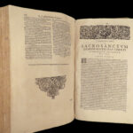 1626 BIBLE Commentary 1ed Adam Contzen on New Testament GOSPELS Vellum Folio