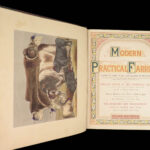 1874 EQUESTRIAN Farriery Miles Veterinary Medicine Cattle Cows ART Horses