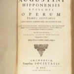 1700 ENORMOUS 5v SET Saint Augustine Bible Theology Confession City of God RARE