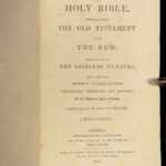 1802 Holy BIBLE Reeves KJV English King James 4v Ruscombe Poole Family Somerset