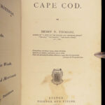 1865 Henry David Thoreau TRUE 1st/1st Cape Cod Philosophy Transcendentalism