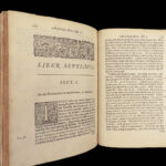 1655 ROME Antiquities ENGLISH Godwyn Moses & Aaron + Greek Atticae Archaeology