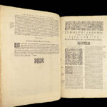 1581 FAMED Life of Christ 1ed 100s Renaissance Bible Woodcuts Ludolph of Saxony