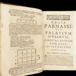 1674 Latin Phrases HOMER OVID VIRGIL Regia Parnassi Dictionary Thesaurus Grammar