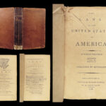 1796 EARLY USA 1st ed Laws of United States America Flag Congress Politics Taxes