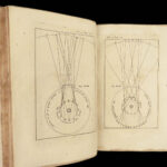 1708 ASTRONOMY 1ed Planets Science Illustrated Navigation Compass Stars Sturm