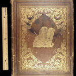 1857 EXQUISITE Holy BIBLE King James Illustrated RARE Apocrypha Concordance