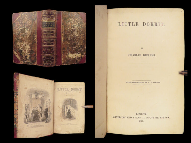 Image of 1857 Little Dorrit 1st/1st Charles Dickens Social Classes Marshalsea Rigaud RARE