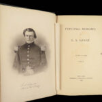 1885 General Ulysses S. Grant 1ed Civil War Memoirs of Union Illustrated MAPS 2v