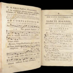 1770 ENORMOUS Catholic Antiphonal CHANT Antiphonarium Pictaviense Poitiers FOLIO