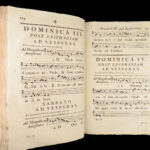 1770 ENORMOUS Catholic Antiphonal CHANT Antiphonarium Pictaviense Poitiers FOLIO