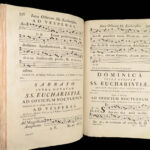 1770 ENORMOUS Catholic Antiphonal CHANT Antiphonarium Pictaviense Poitiers FOLIO