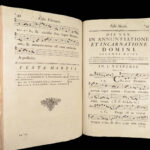 1770 ENORMOUS Catholic Antiphonal CHANT Antiphonarium Pictaviense Poitiers FOLIO