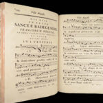 1770 ENORMOUS Catholic Antiphonal CHANT Antiphonarium Pictaviense Poitiers FOLIO