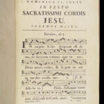 1770 ENORMOUS Catholic Antiphonal CHANT Antiphonarium Pictaviense Poitiers FOLIO