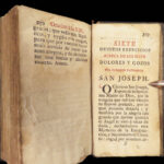 1796 Madrid INDULGENCES Catholic Spanish Prayers Charles V Pope Pius V Spain