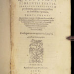 1566 Tertullian 1ed Against Heretics Heresy Church Rhenanus Bible Apologetics