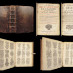 1673 Mirror of Beauty & Health Herbal MEDICINE Diseases Guyon 200+ Woodcuts RARE