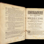 1673 Mirror of Beauty & Health Herbal MEDICINE Diseases Guyon 200+ Woodcuts RARE