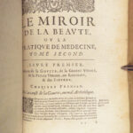 1673 Mirror of Beauty & Health Herbal MEDICINE Diseases Guyon 200+ Woodcuts RARE