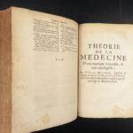 1673 Mirror of Beauty & Health Herbal MEDICINE Diseases Guyon 200+ Woodcuts RARE