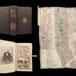 1866 New York City 1ed Business Manhattan Illustrated Corporation Plates & MAPS