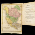 1835 INDIANS North America MAPS Geography Dictionary Choctaw Tribes Gazetteer