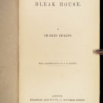 1853 Charles Dickens 1ed 1st printing Bleak House English Literature Phiz ART