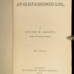 1869 Louisa May Alcott 1ed Works Feminism Little Women Old Fashioned 3v