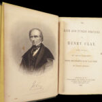 1852 Henry Clay 1ed American Politics LAW Slavery Epes Sargent America Whittier