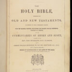 1865 HUGE Holy Bible EXQUISITE Matthew Henry Commentary Glasgow SCOTLAND Folio